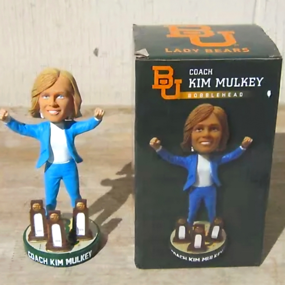 Coach KIM MULKEY Baylor Lady Bears BOBBLEHEAD New in Box